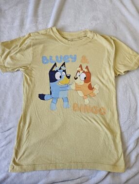Bluey & Bingo Graphic Tee | Girls | 7-8 | Yellow
